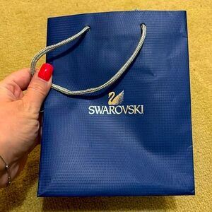 Dark blue Swarovski gift bag